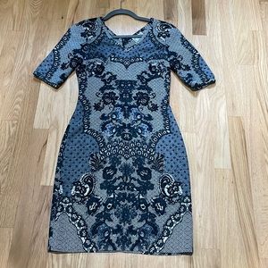 Baraschi Lace Print Dress. Size 0